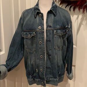 Express Jean jacket, distressed
